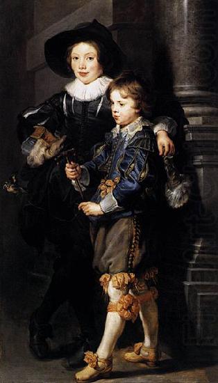 Peter Paul Rubens Albert and Nicolaas Rubens china oil painting image